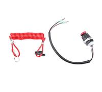 Switch Tether, Boat Engine Safety Kill Stop Switch Lanyard Cord for Outboard Engine Motors Maine Tohatsu