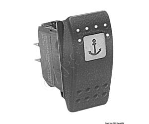 Switch to operate red light from 2 different places ON-ON 2 12 V