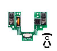 Switch Wheel Encoder Button Board Motherboard Microswitch Plate Mouse Repair Parts with Mouse Feet Replacement for Logitech G Pro Wireless GPW Wireless Gaming Mouse (Kailh GM8.0)