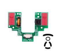 Switch Wheel Encoder Button Board Motherboard Microswitch Plate Mouse Repair Parts with Mouse Feet Replacement for Logitech G Pro Wireless GPW Wireless Gaming Mouse (Kailh GM6.0)