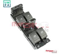 Metzger Autoteile Window Regulator Switch 0916246 for Skoda Superb, Octavia, Fabia BNM 1.4L