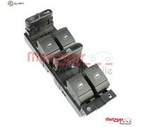 Metzger Autoteile Window Regulator Switch 0916246 for Skoda Superb, Octavia, Fabia BNM 1.4L