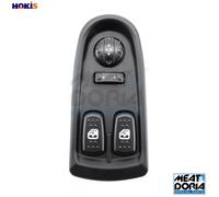 Window lift switch Left Front black 26604 MEAT & DORIA for IVECO DAILY IV Bus