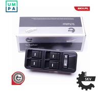 Window lift switch Front black 37SKV083 ESEN SKV for LAND ROVER DISCOVERY III