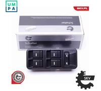 Window lift switch Front black 37SKV085 ESEN SKV for LAND ROVER DISCOVERY III