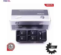 Window lift switch Front black 37SKV085 ESEN SKV for LAND ROVER DISCOVERY III