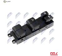 Window lift switch Left Front EWS-NS-011 NTY for NISSAN QASHQAI I