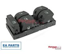 Switch, window regulator for AUDI A3 METZGER 0916375 fits Driver Side