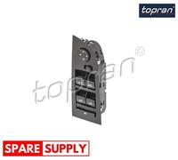 SWITCH, WINDOW REGULATOR FOR BMW E90 E91 TOPRAN 503 758 FITS DRIVER SIDE, FRONT