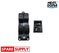 Meat & Doria Window Lift Switch 26448 - Left Front Black for Mazda 6 Hatchback