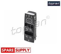 SWITCH, WINDOW REGULATOR FOR MERCEDES-BENZ W204 TOPRAN 409 608 FITS DRIVER SIDE