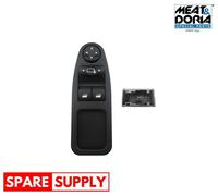 SWITCH, WINDOW REGULATOR FOR PEUGEOT EXPERT MEAT & DORIA 26036 FITS LEFT FRONT