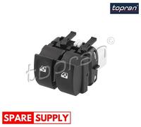 SWITCH, WINDOW REGULATOR FOR RENAULT CLIO TOPRAN 702 298 FITS DRIVER SIDE, FRONT