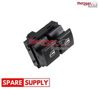 SWITCH, WINDOW REGULATOR FOR VW AMAROK CADDY EOS GOLF METZGER 0916307
