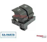 Switch, window regulator for VW AMAROK CADDY EOS GOLF METZGER 0916307