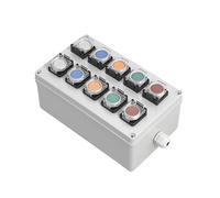 Switch with Arrow Button Control Box self Start Button Water Tank Electrical Industrial Emergency Stop Switch(12)