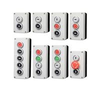 Switch with arrow button control box self start button water tank electrical industrial emergency stop switch(4 hole)