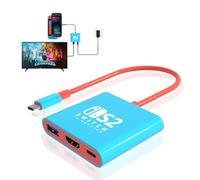 Switch1/2 Docking Station for Nintendo,Switch Dock Adapter Compatible Switch2/OLED/Steam Deck Support 4K60HZ Switch TV Dock Mode with HDMI2.0,Portable Nintendo Switch Docking Station for Switch1/2