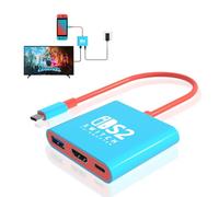 Switch1/2 Docking Station for Nintendo,Switch Dock Adapter Compatible Switch2/OLED/Steam Deck Support 4K60HZ Switch TV Dock Mode with HDMI2.0,Portable Nintendo Switch Docking Station for Switch1/2