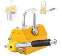 Switchable Magnetic Lifter with Quick Release - Safe and Efficient Handling Tool for Moving Ferrous Materials in Workshops and Construction Sites