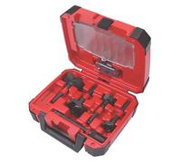 SWITCHBLADE SELF-FEED WOOD DRILL SET 35-65MM, Replaceable Blade System, Feed-Screw Design, High Productivity, 5 in Pack