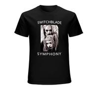 Switchblade Symphony Unisex T-Shirt Graphic Printed Tee Mens Black Shirt M
