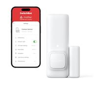 SwitchBot Door Alarm Contact Sensor - Smart Home Security Wireless Window Alarm and Door Sensor, Add SwitchBot Hub Mini to be Compatible with Alexa (1 Pack)