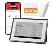 SwitchBot E-Ink Home Dashboard, Weather Station with Outdoor Sensor & Hub