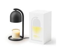 SwitchBot Smart Candle Warmer Lamp with Gift Box, Matter-Enabled Candle Heater for Apple Home & Alexa, Timer and Dimmer Electric Wax Melter for Birthday, Housewarming Gift, Elegant Home Decor, Black