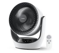 SwitchBot Smart Desk Fan Portable, 22dB Silent Rechargeable Fan for Indoor Outdoor Camping, Compatible with Alexa/Google/Siri-Hub Required, USB Battery Air Circulator Fan, 4 Mode 9H Timer