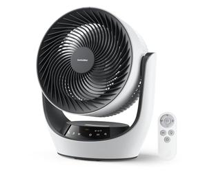 SwitchBot Smart Desk Fan Portable, 22dB Silent Rechargeable Fan for Indoor Outdoor Camping, Compatible with Alexa/Google/Siri-Hub Required, USB Battery Air Circulator Fan, 4 Mode 9H Timer