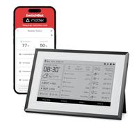 SwitchBot Smart E-Ink Home Dashboard, 7.5" Wireless Indoor/Outdoor Temp & Humidity Monitor with Schedule Display, 2.4GHz Wi-Fi/BLE, Works with Google, iCloud, Outlook & Yahoo