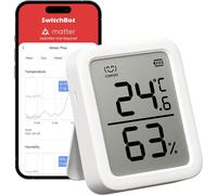 SwitchBot Smart Room Thermometer Hygrometer Plus, Wireless Digital Temperature