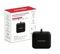 SwitchBot Smart Switch Button Pusher Rechargeable - High Torque Fingerbot with USB Type-C Charging, Supports Matter with Hub, App Control and Timer, Compatible with Rocker Switches and Buttons, Black