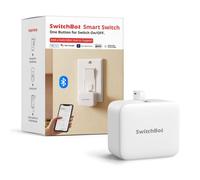 SwitchBot Smart Switch Toggle - Make Switch Intelligent, App and Timer Control, Add Hub Mini to Make it Compatible with Alexa, Google Home and IFTTT (White)