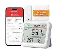 SwitchBot WiFi CO2 detector with IP65 Hygrometer,