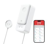 SwitchBot WiFi Water Sensor No Hub Required, Smart Water Leak Detector 100dB Adjustable Alerts & App Alerts, IP67 Waterproof, Wireless Detector for Home with 1m (3.28ft) Sensing Cable, (Support 2.4G)