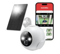 SwitchBot Wireless Security Camera Kit, 2K Outdoor Camera with Solar Panel, Uninterrupted Surveillance for Home Security, Colour Night Vision, AI Human/Animal Motion Detection, Alexa Compatible, WiFi