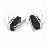 Switches 10Pcs Limit Switch Push Button Switch 1A 125V AC Mouse Switch 3Pins 90 Degree Curved Needle Micro Switch
