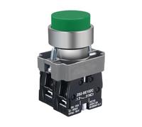 Switches Unit Raised Head Metal Bezel Console, BL35C 1NO 1NC | Panel Mount with Rear Terminal Block for Control Box Replacement, Electrical Cabinet Replacements, Equipment