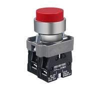 Switches Unit Raised Head Metal Bezel Console, BL45C 1NO 1NC | Panel Mount with Rear Terminal Block for Control Box Replacement, Electrical Cabinet Replacements, Equipment