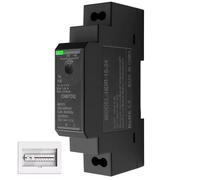 Switching Power Supply 24V Ring Transformer Din Rail for Industrial Enclosure Box Case Dinrail Automation Equipment HDR 15W 24V 0.63A Universal for Ring Door Bell System and More AC100V-240V Black