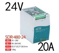 Switching Power Supply SDR75/120/240/480/960W 220V DC 12V 24V(SDR-480-24)