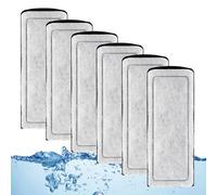 Switior 6 Pack Fish Tank Filter Cartridges for Marina Slim S10/S15/S20 | Quadruple Filtration with Carbon & Ceramic - Replacement for All Three Marina Slim Models
