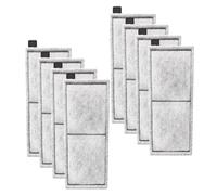 Switior Top Fin RF-L Filter Cartridge Aqurium Filter Cartridge Refill for Top Fin Desk Aquariums with Large Retraction Filter Pack of 8
