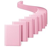Switory 50Pcs Padded Envelopes, A5 Bubble Mailers Packaging Bags 6x9 Bubble Lined Poly Mailer Self Seal for Shipping/Packaging/Mailing, Pale Pink