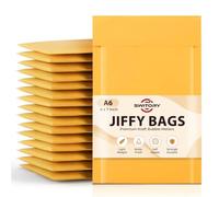 Switory 50PCS Padded Envelopes Self Seal Kraft Bubble Mailers 4X7