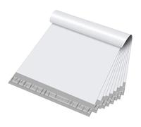 Switory Parcel Bags, Postage Bags for Clothes Self Seal Mailing Assorted Mailers Posting Shipping Post Parcels Package, 25Pcs - White (12X15.5Inch)