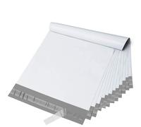 Switory Parcel Bags Postage Bags,for Posting Clothes Poly Postal Bags Self Seal Mailing Bag for Clothes Envelopes Postage Bag for Packaging, 25Pcs - White (10X13Inch)