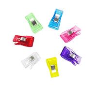 Swity Home 100 Pack Large Wonder Multi-Purpose Clips for Quilting, Crocheting, Knitting and General Use (Large Multi-Color Pack)